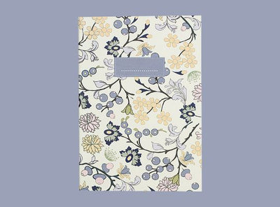 Cahier Florale Violette