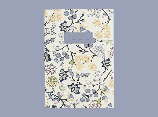 Cahier Florale Violette